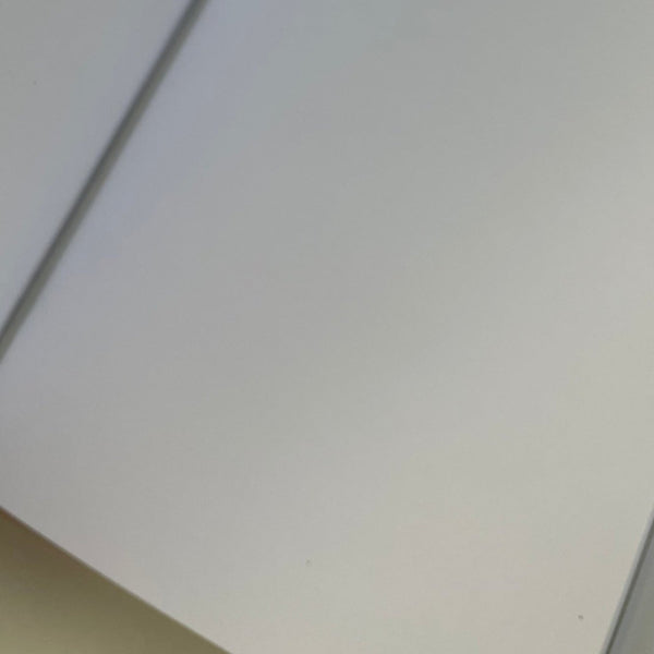 A5 Mint Green Faux Leather Wrap Refillable Journal Notebook - with 2 plain paper notebooks