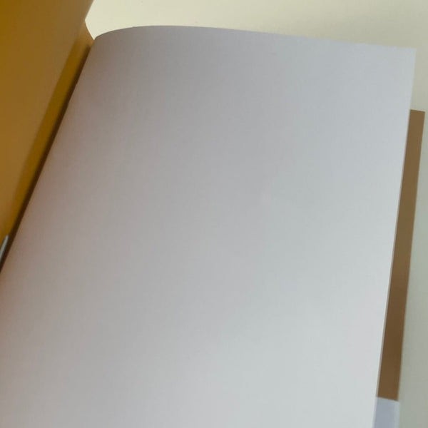 A5 Mustard Yellow Faux Leather Wrap Refillable Journal Notebook - with 2 plain paper notebooks