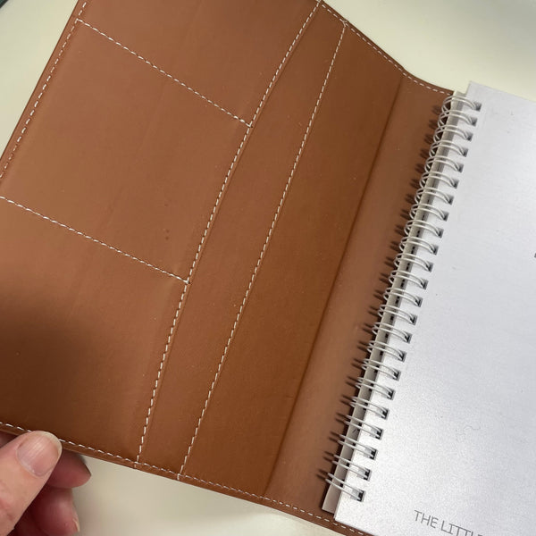 Magnetic Clasp A5 Refillable Faux Leather Journal Notebook Otter Brown - Autumn Collection