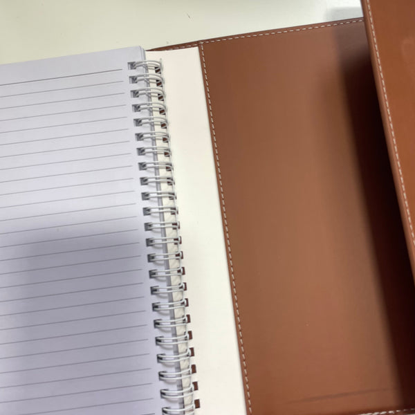 Magnetic Clasp A5 Refillable Faux Leather Journal Notebook Otter Brown - Autumn Collection