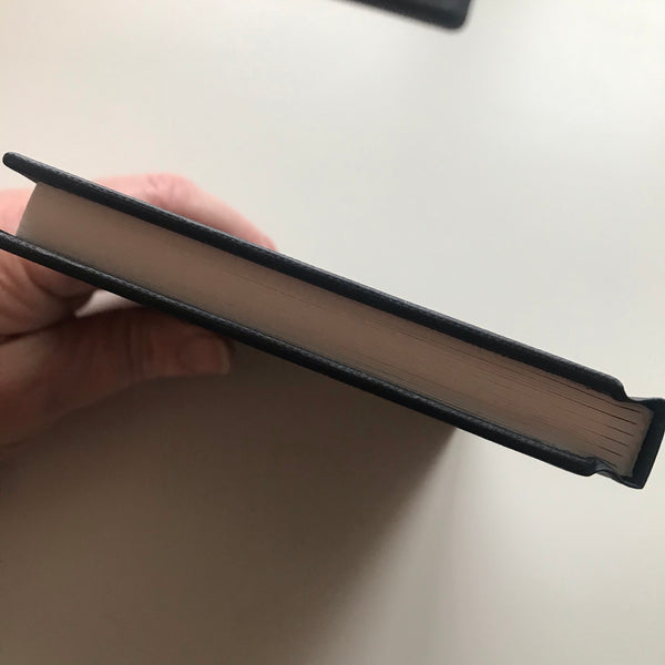 A6 hardback sketchbook - Graphite Grey Lettering - The Little Big Journal Company