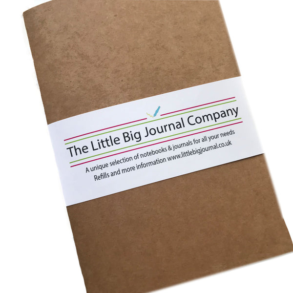 Pack of 5 A5 plain refill for the refillable Journal