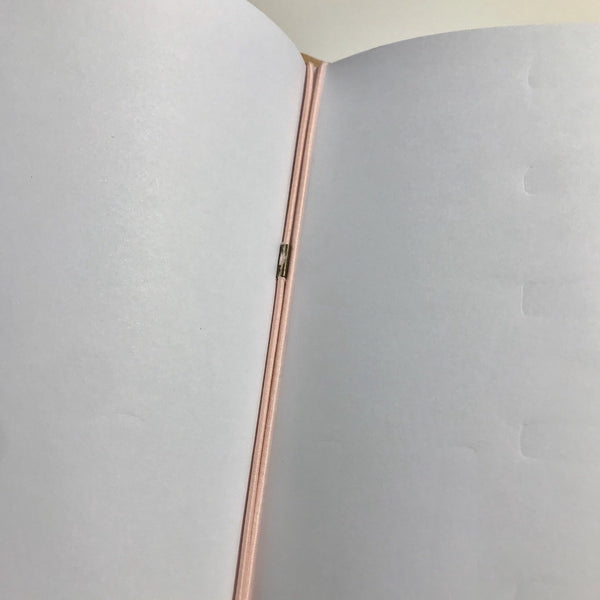 Refillable Journal - Rose with plain pages inserts - The Little Big Journal Company