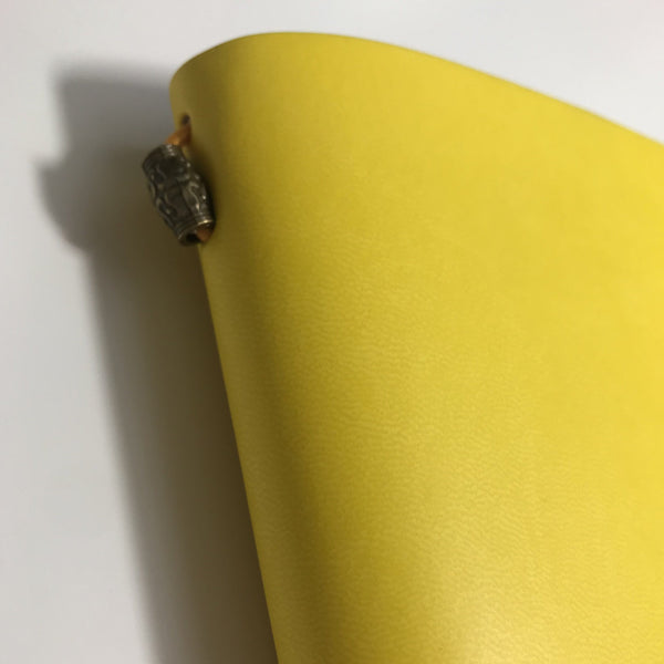 Blank Refillable Journal -Bright Yellow with plain pages inserts - The Little Big Journal Company