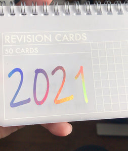 Exam revision flash cards