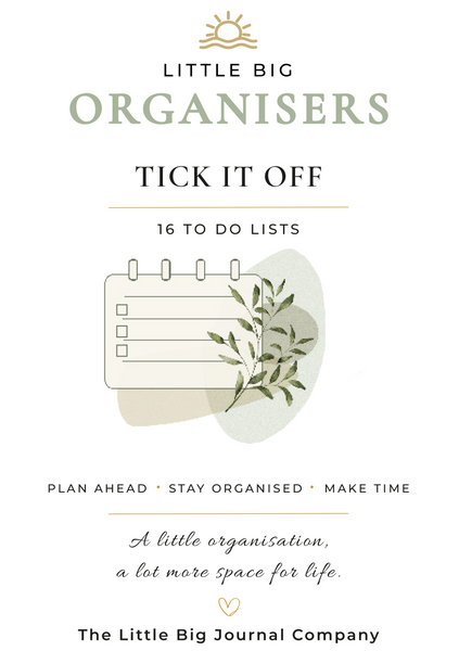 Tick It Off: 16 To-Do Lists A5 Organiser Insert for the Little Big Journal
