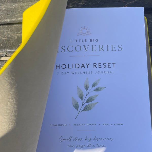 Journal Insert - Holiday Reset, 7 Day Wellness Journal