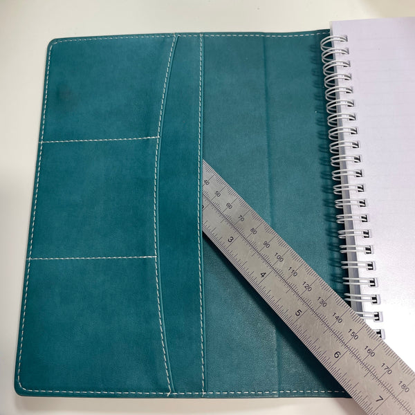 Magnetic Clasp A5 Refillable Faux Leather Journal Notebook Denim Blue - Autumn Collection