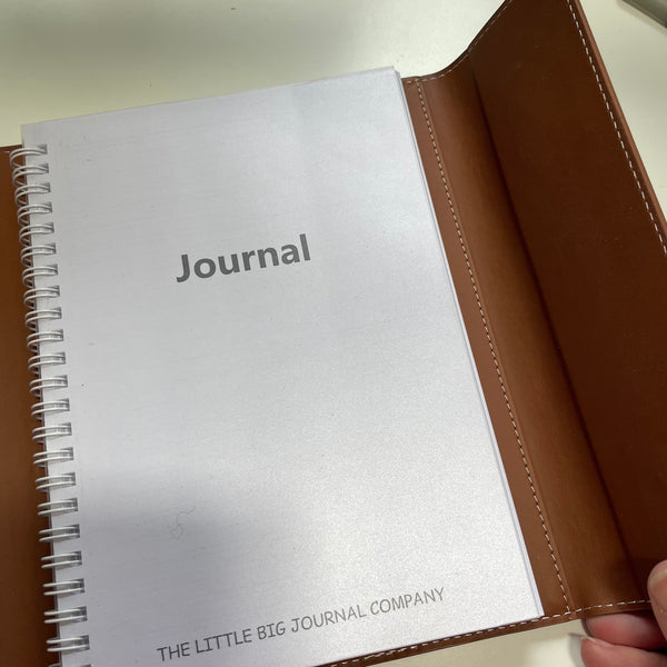 Spiral bound lined refill for the A5 Little Big Agenda