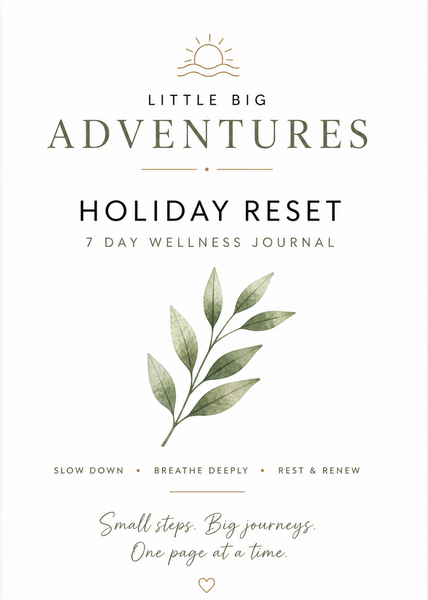 Journal Insert - Holiday Reset, 7 Day Wellness Journal