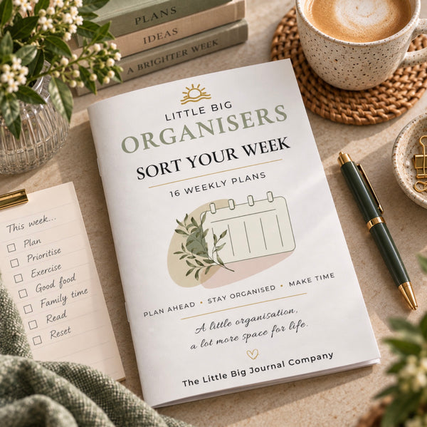 Sort Your Week: 16 Weekly Plans A5 Organiser Insert for the Little Big Journal