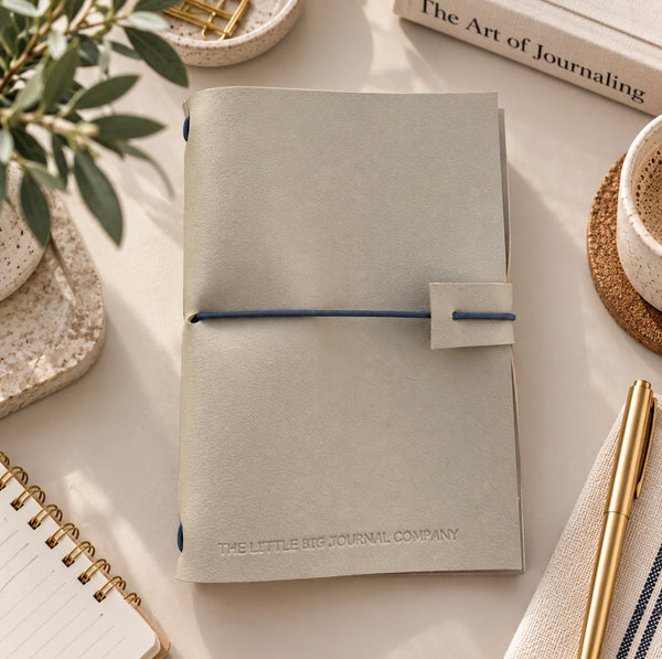 Soft Faux Leather Journal - Sand