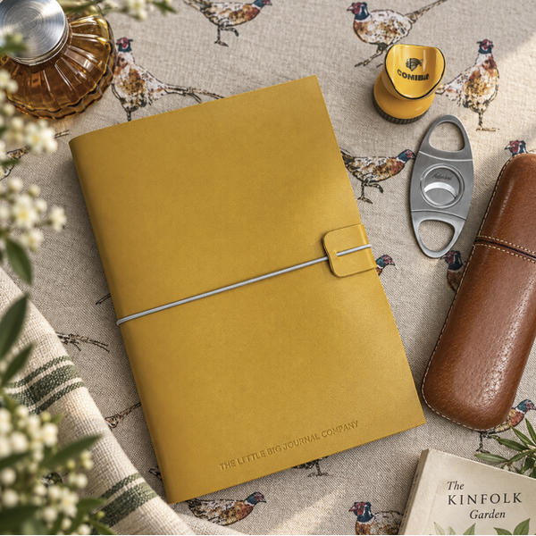Soft Faux Leather Journal -  Mustard Yellow