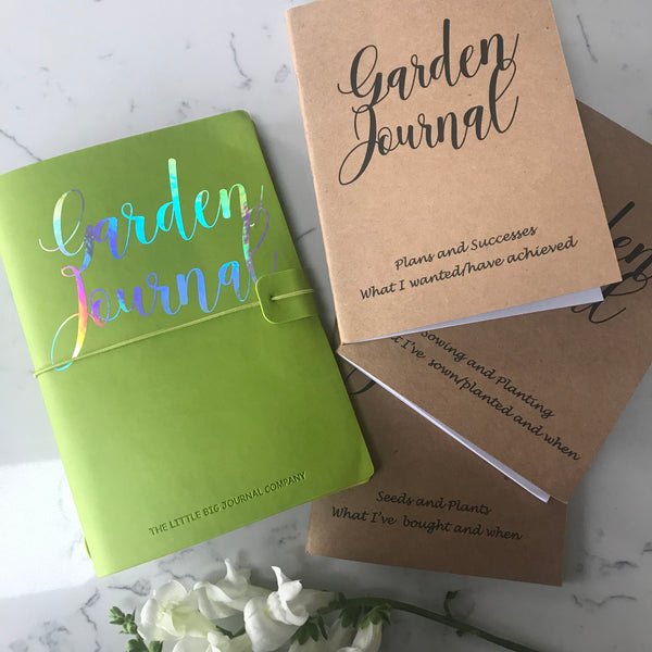 Garden Journal 3 in 1 Garden Notebook. - The Little Big Journal Company