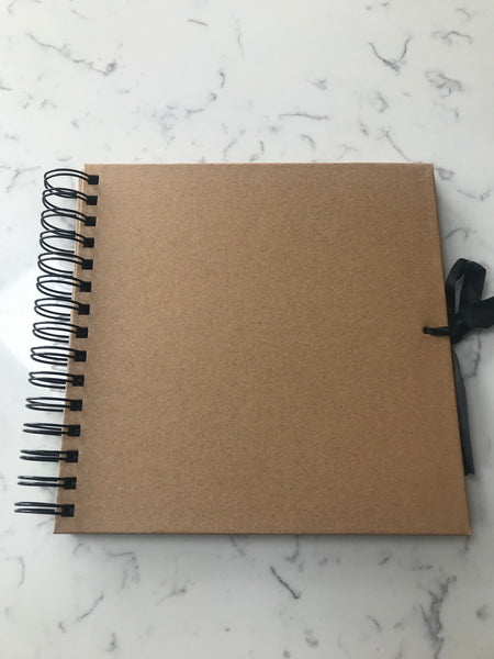 Brown Cover Personalised Big Day Planner with thick paper pages. Creative notebook for all occasions