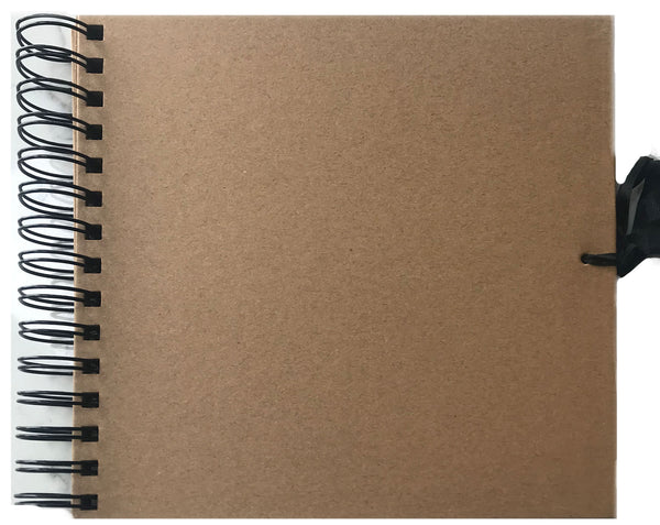 Brown Cover Personalised Big Day Planner with thick paper pages. Creative notebook for all occasions