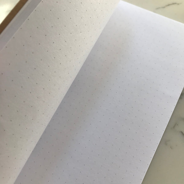 Bullet journal dotted refill for the refillable Journal